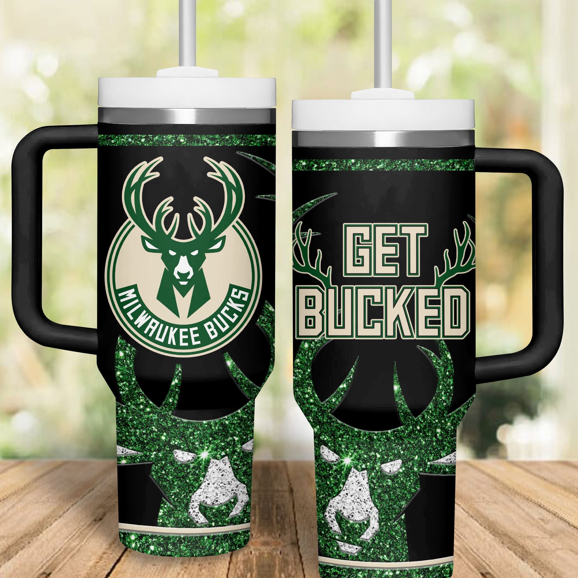 Milwaukee Bucks NBA Custom Stanley Cup 40 oz 30 oz Tumbler With HandleTVC2301334
