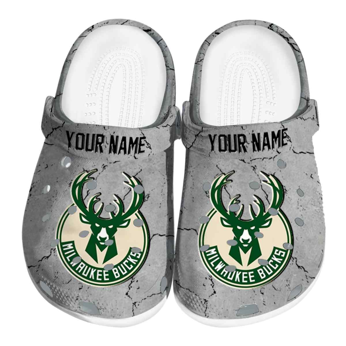 Milwaukee Bucks NBA Sport Crocs Crocband Clogs Shoes Comfortable For Men Women and Kids