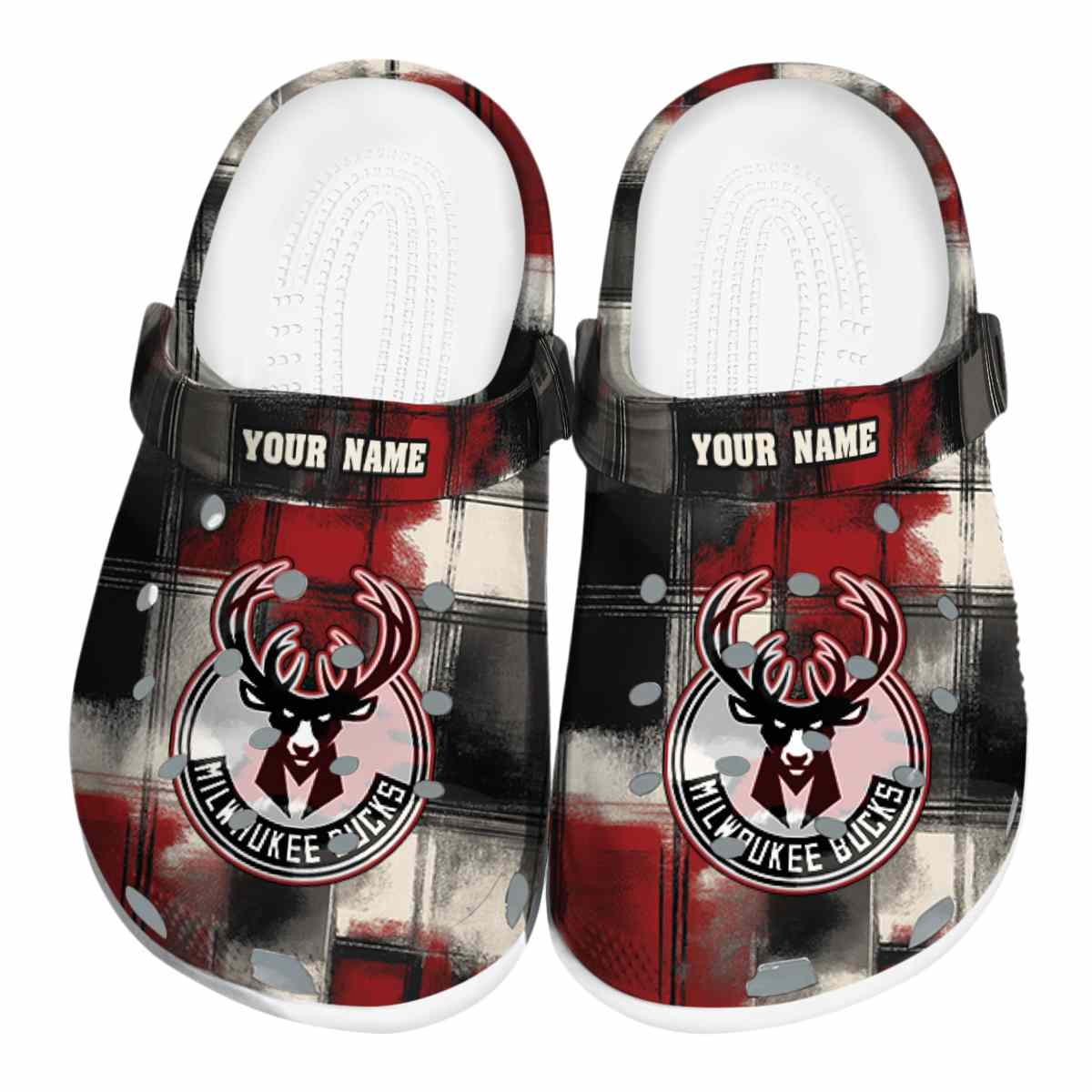 Milwaukee Bucks NBA Sport Crocs Crocband Clogs Shoes Comfortable For Men Women and Kids