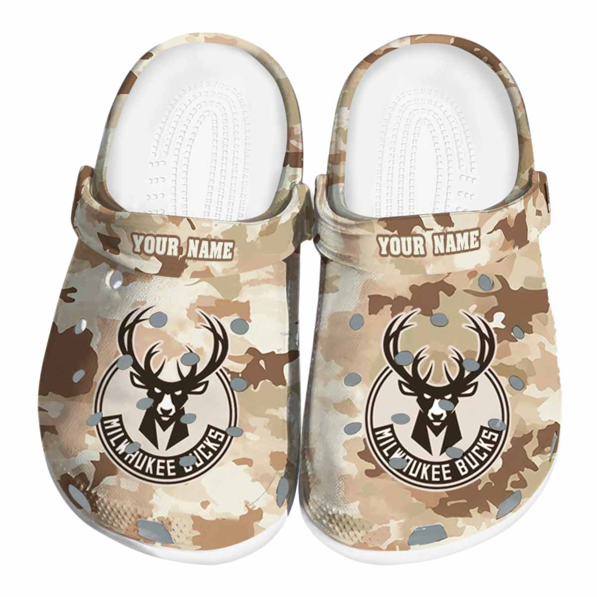 Milwaukee Bucks NBA Sport Crocs Crocband Clogs Shoes Comfortable For Men Women and Kids
