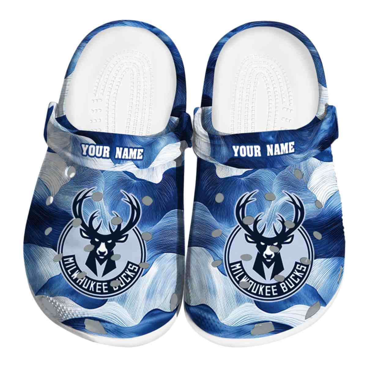 Milwaukee Bucks NBA Sport Crocs Crocband Clogs Shoes Comfortable For Men Women and Kids