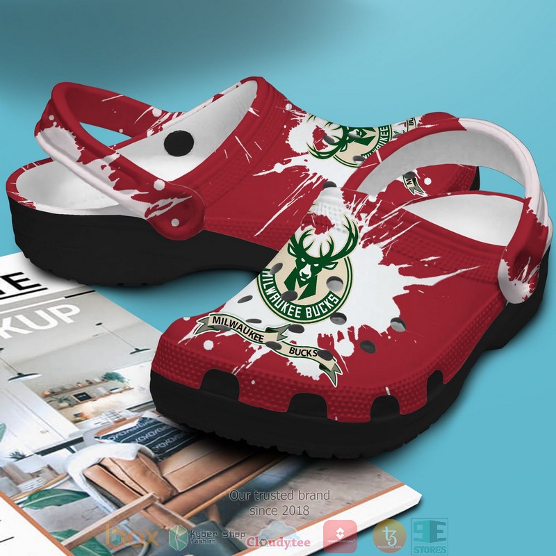 Milwaukee Bucks NBA Sport Crocs Crocband Clogs Shoes Comfortable For Men Women and Kids - Image 3