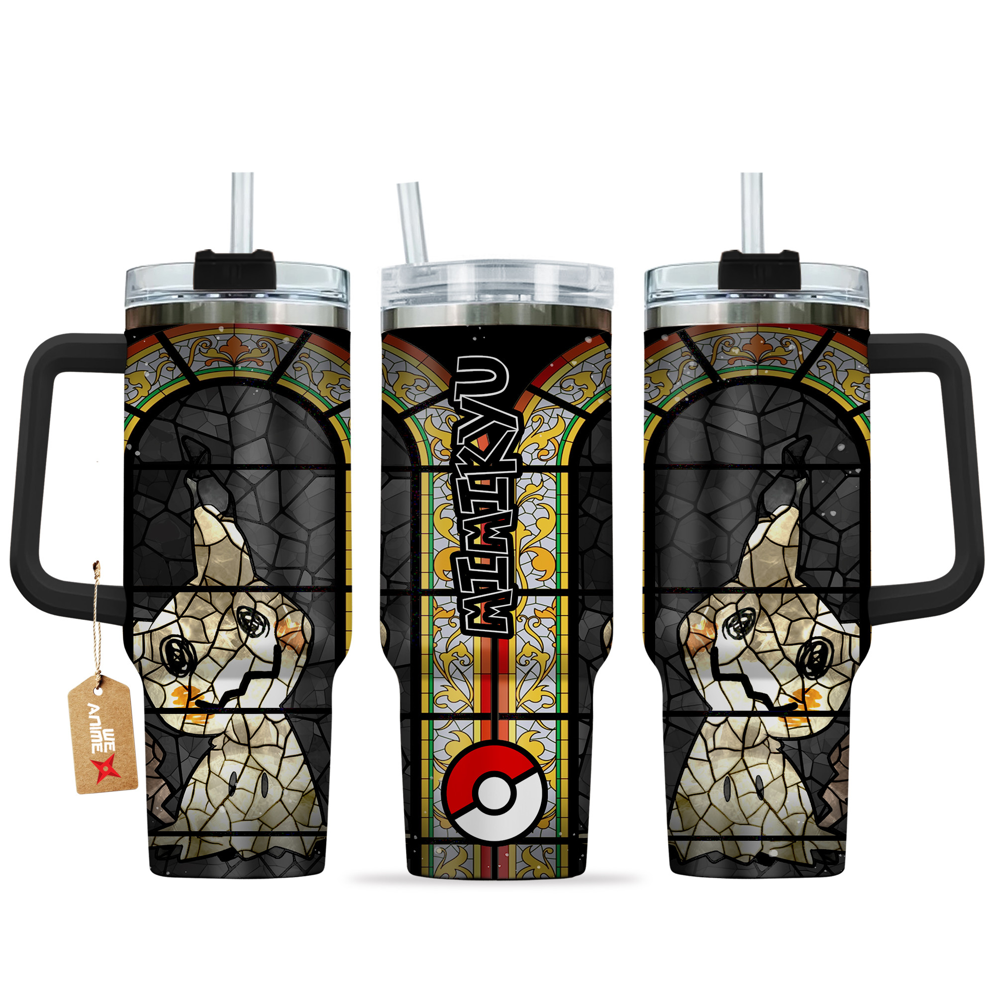 Mimikyu Pokemon Anime Custom Stanley Cup 40 oz 30 oz Tumbler With HandleTVC2301135