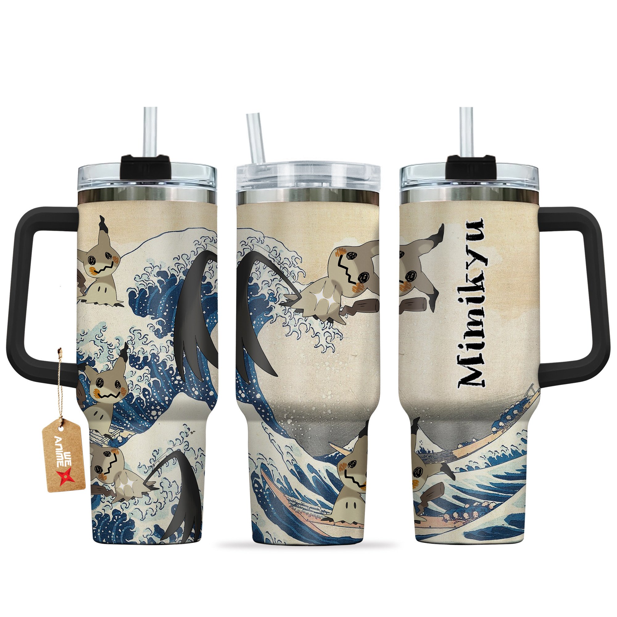 Mimikyu Pokemon Anime Custom Stanley Cup 40 oz 30 oz Tumbler With HandleTVC2301138