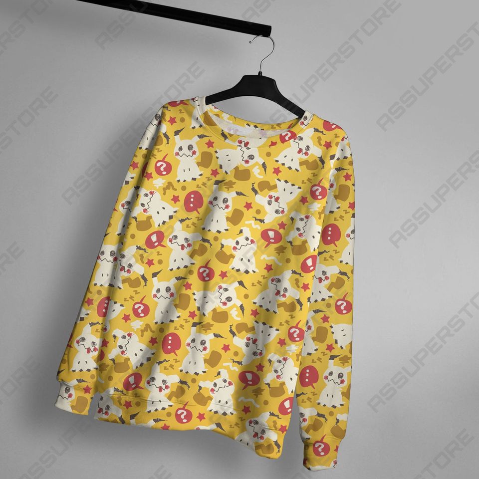 Mimikyu Sweatshirt Shiny Ghost Mimikyu Sweater Shirt Gift
