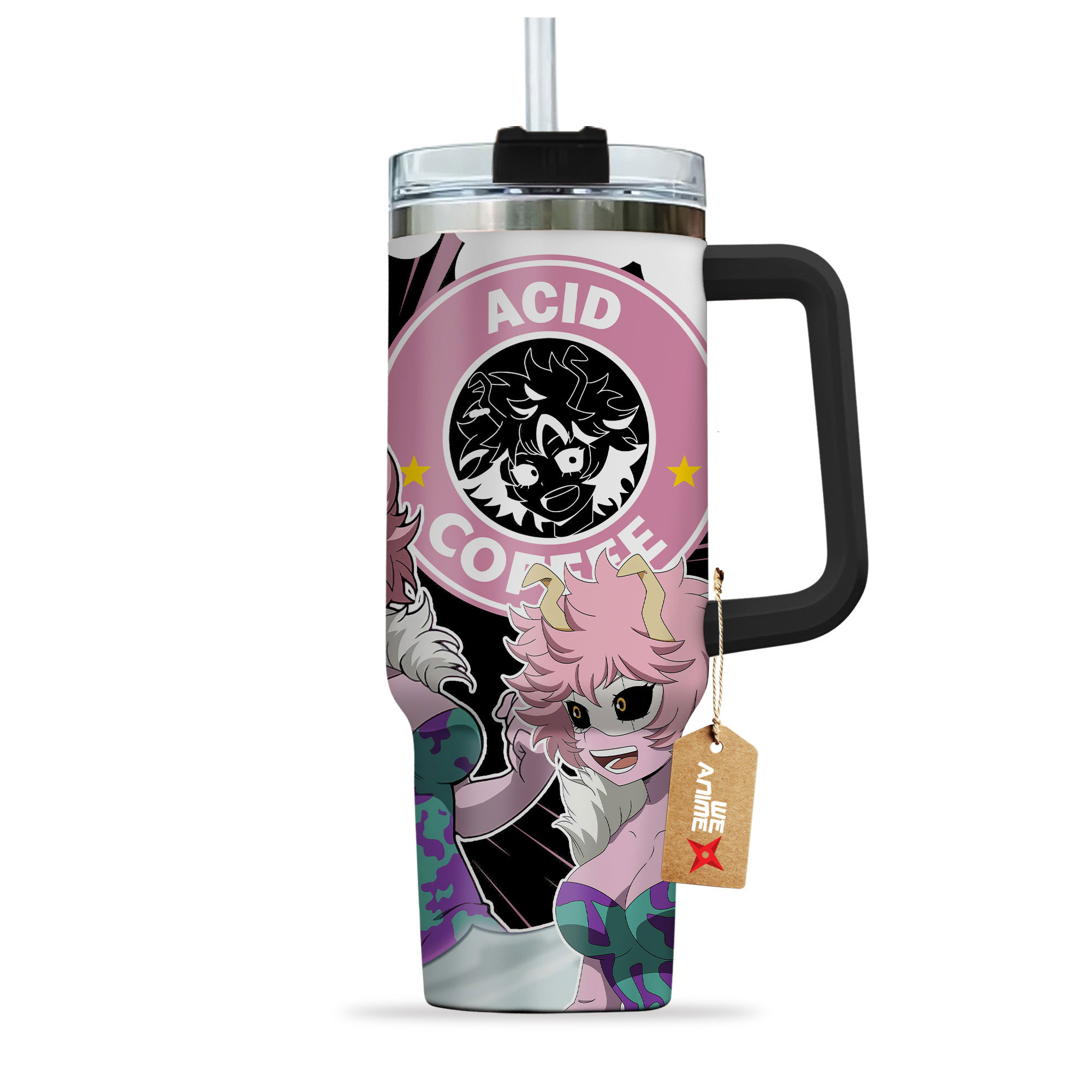 Mina Ashido My Hero Academia Anime Custom Stanley Cup 40 oz 30 oz Tumbler With HandleTVC2301153 - Image 3