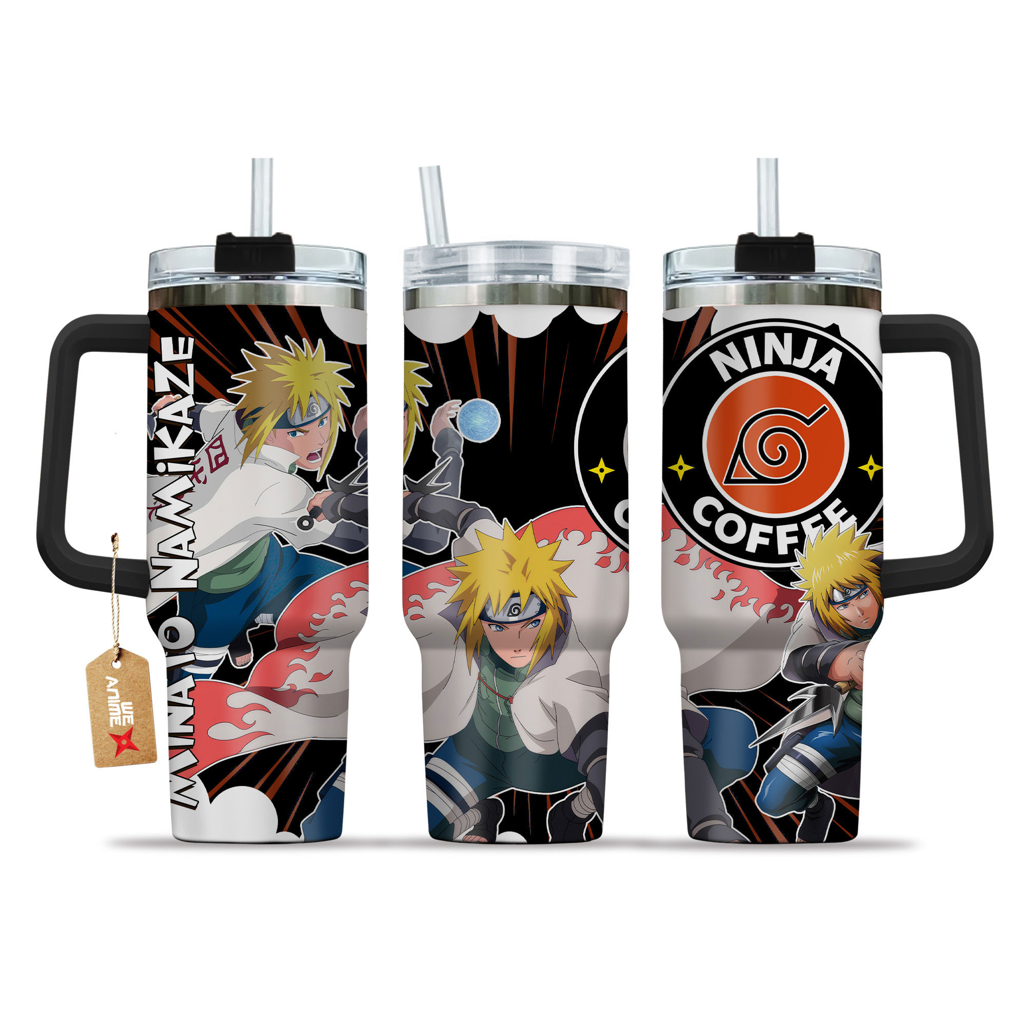 Minato Namikaze Naruto Anime Custom Stanley Cup 40 oz 30 oz Tumbler With HandleTVC2301151