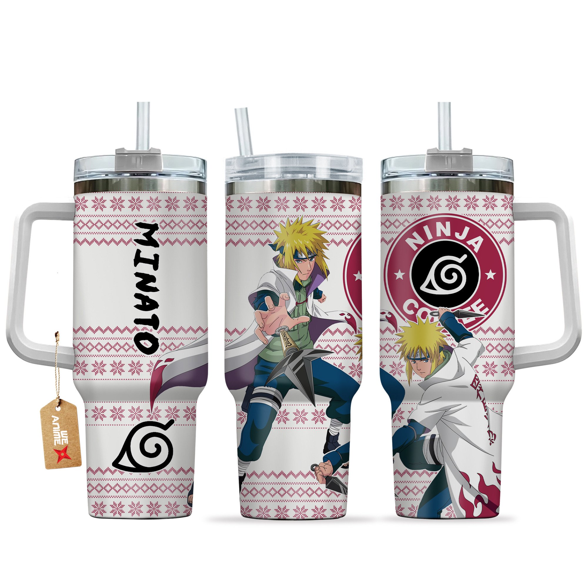 Minato Namikaze Naruto Anime Custom Stanley Cup 40 oz 30 oz Tumbler With HandleTVC2301162