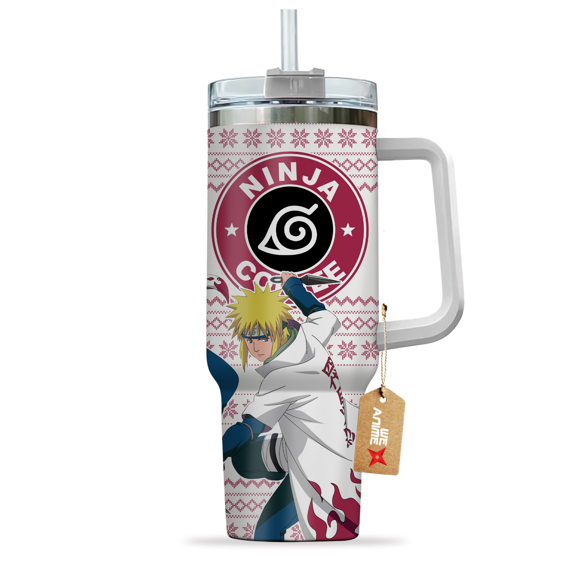 Minato Namikaze Naruto Anime Custom Stanley Cup 40 oz 30 oz Tumbler With HandleTVC2301162 - Image 4