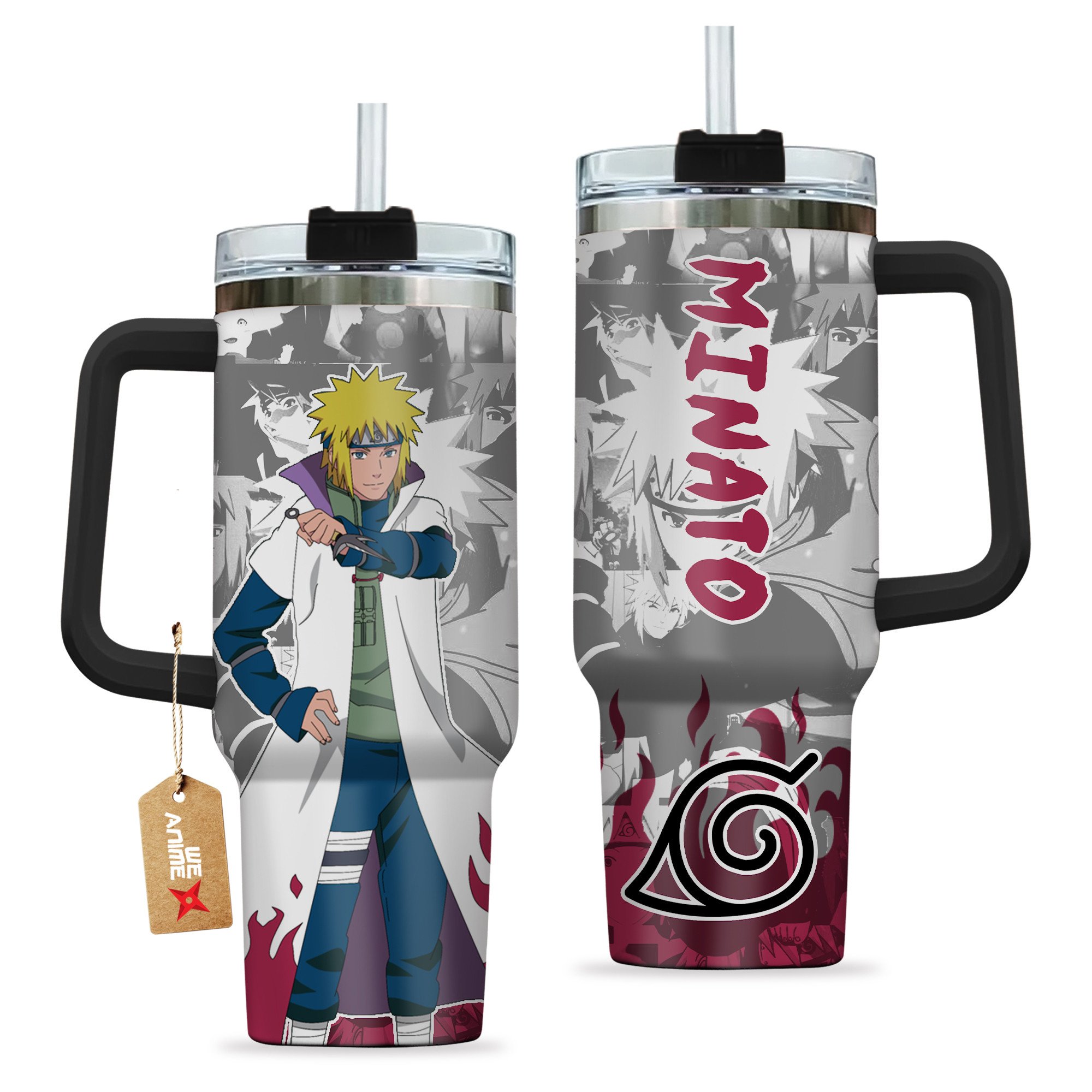 Minato Namikaze Naruto Anime Custom Stanley Cup 40 oz 30 oz Tumbler With HandleTVC2301203