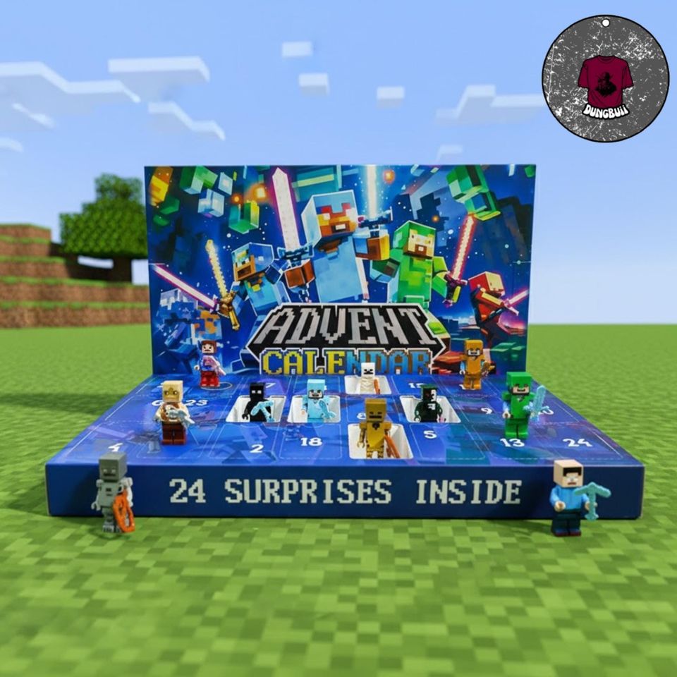Minecraft building blocks Advent Calendar 2025, 24-Day Countdown Blind Box, Xmas gift - Image 3