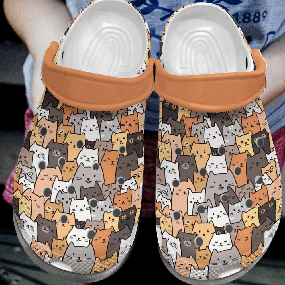 Mini Cats Cat Lover Gift For Lover Rubber clog Shoes Comfy Footwear