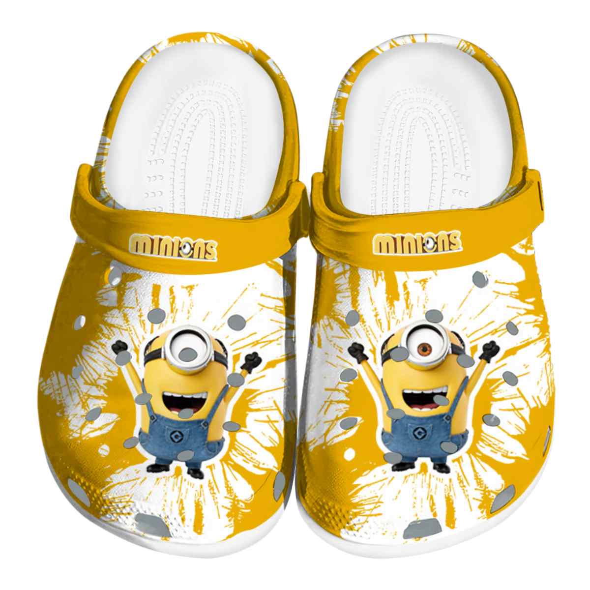 Minions Cartoon Crocs Crocband Clogs Shoes Comfortable For Men Women and Kids