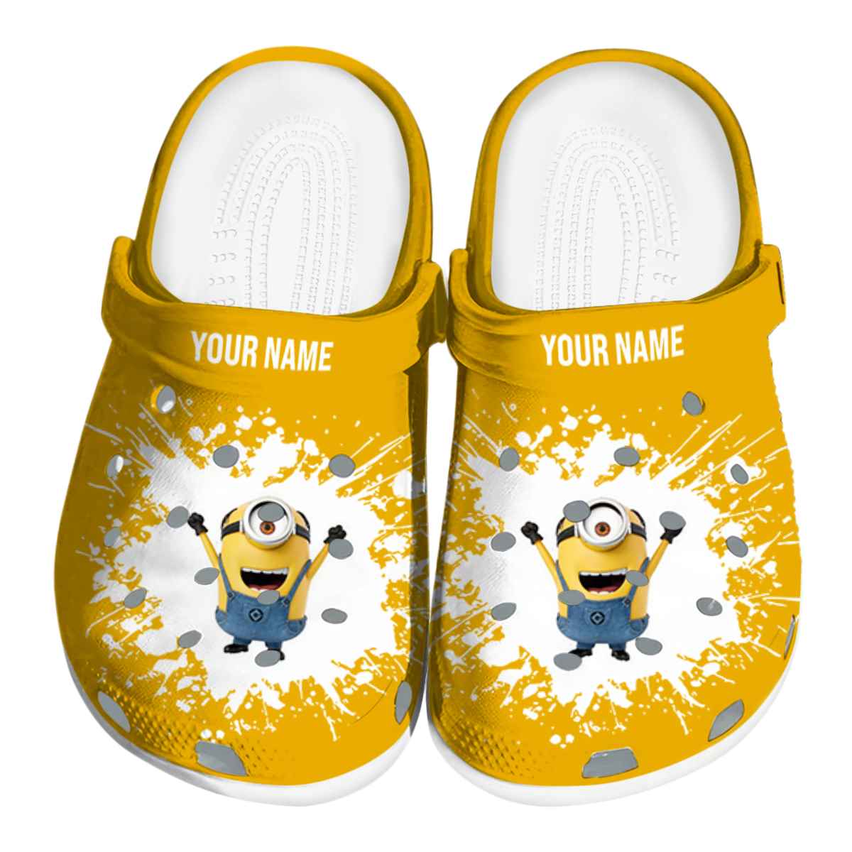 Minions Cartoon Crocs Crocband Clogs Shoes Comfortable For Men Women and Kids
