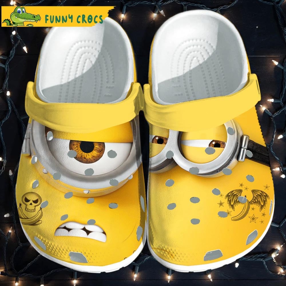 Minions Cartoon Crocs Crocband Clogs Shoes Comfortable For Men Women and Kids