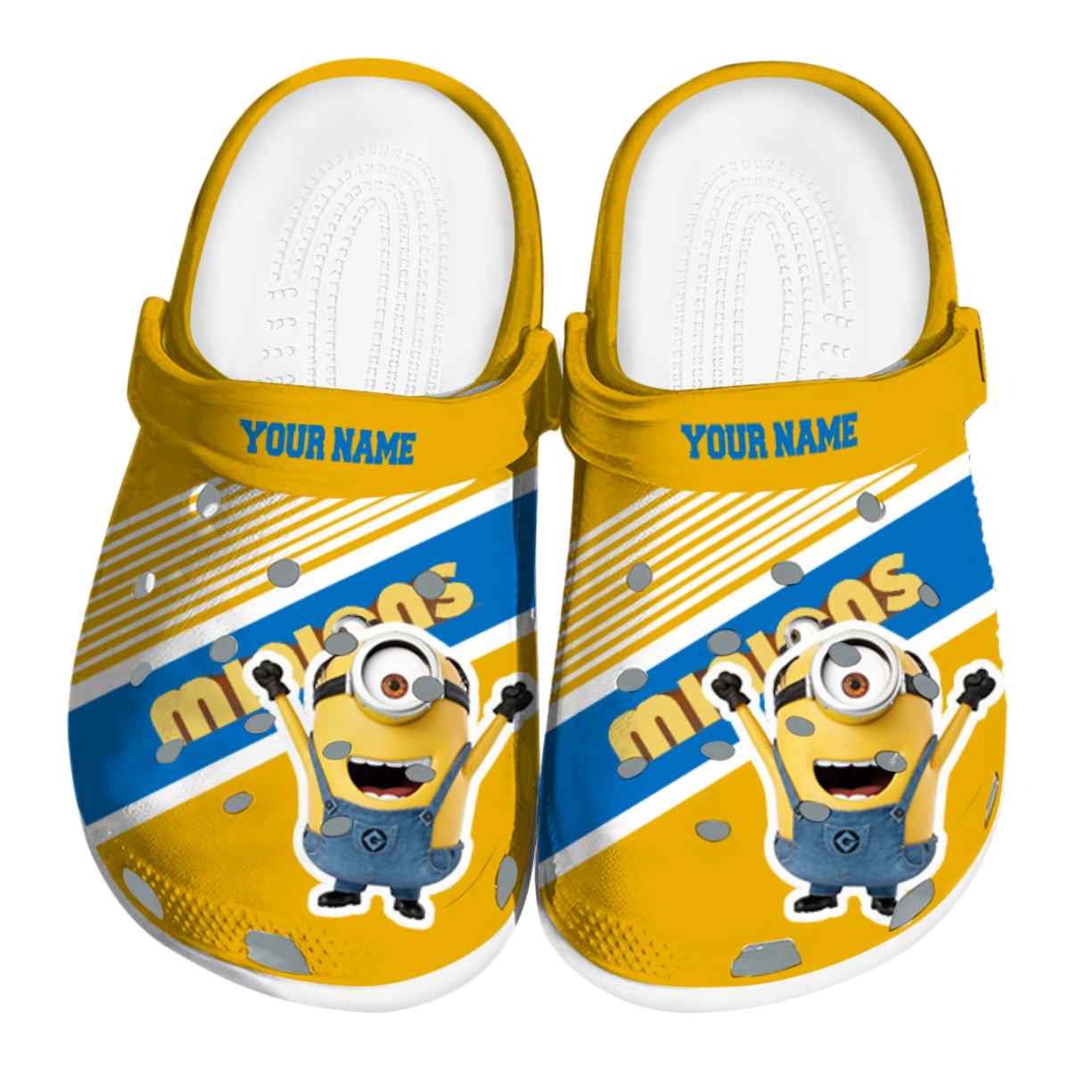 Minions Cartoon Crocs Crocband Clogs Shoes Comfortable For Men Women and Kids