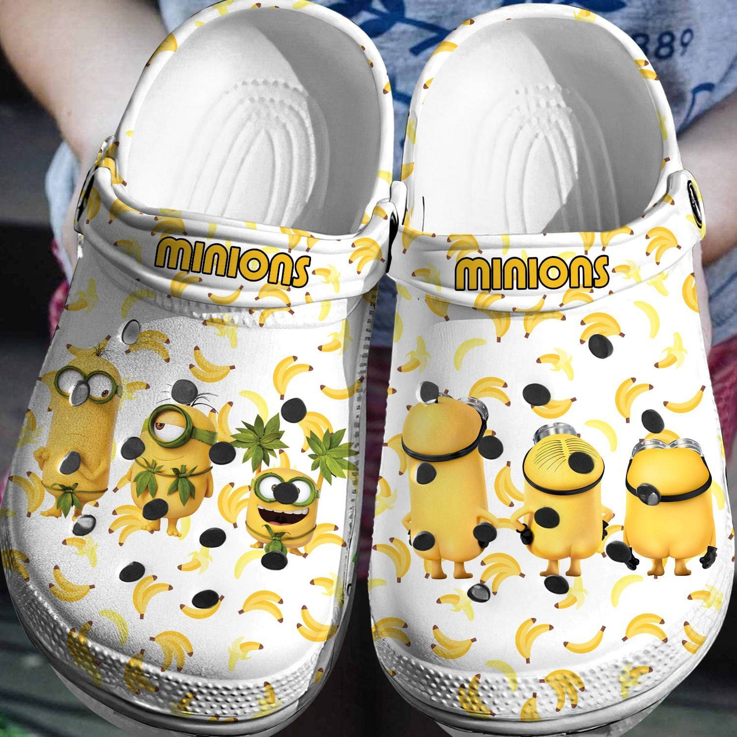 Minions Cartoon Crocs Crocband Clogs Shoes Comfortable For Men Women and Kids