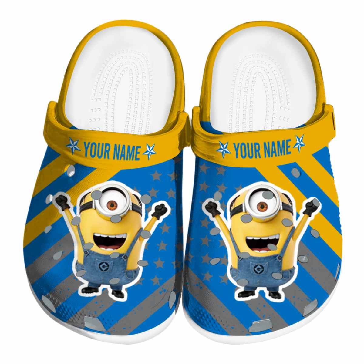 Minions Cartoon Crocs Crocband Clogs Shoes Comfortable For Men Women and Kids