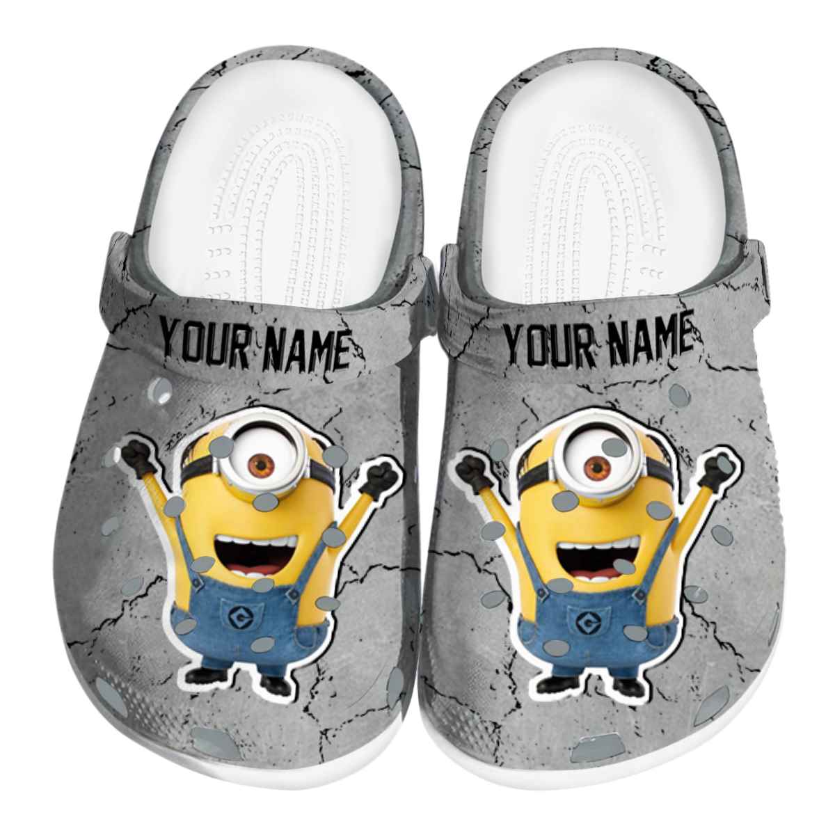 Minions Cartoon Crocs Crocband Clogs Shoes Comfortable For Men Women and Kids