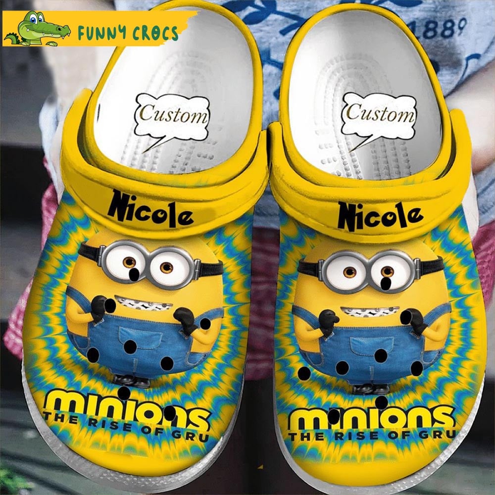 Minions Cartoon Crocs Crocband Clogs Shoes Comfortable For Men Women and Kids