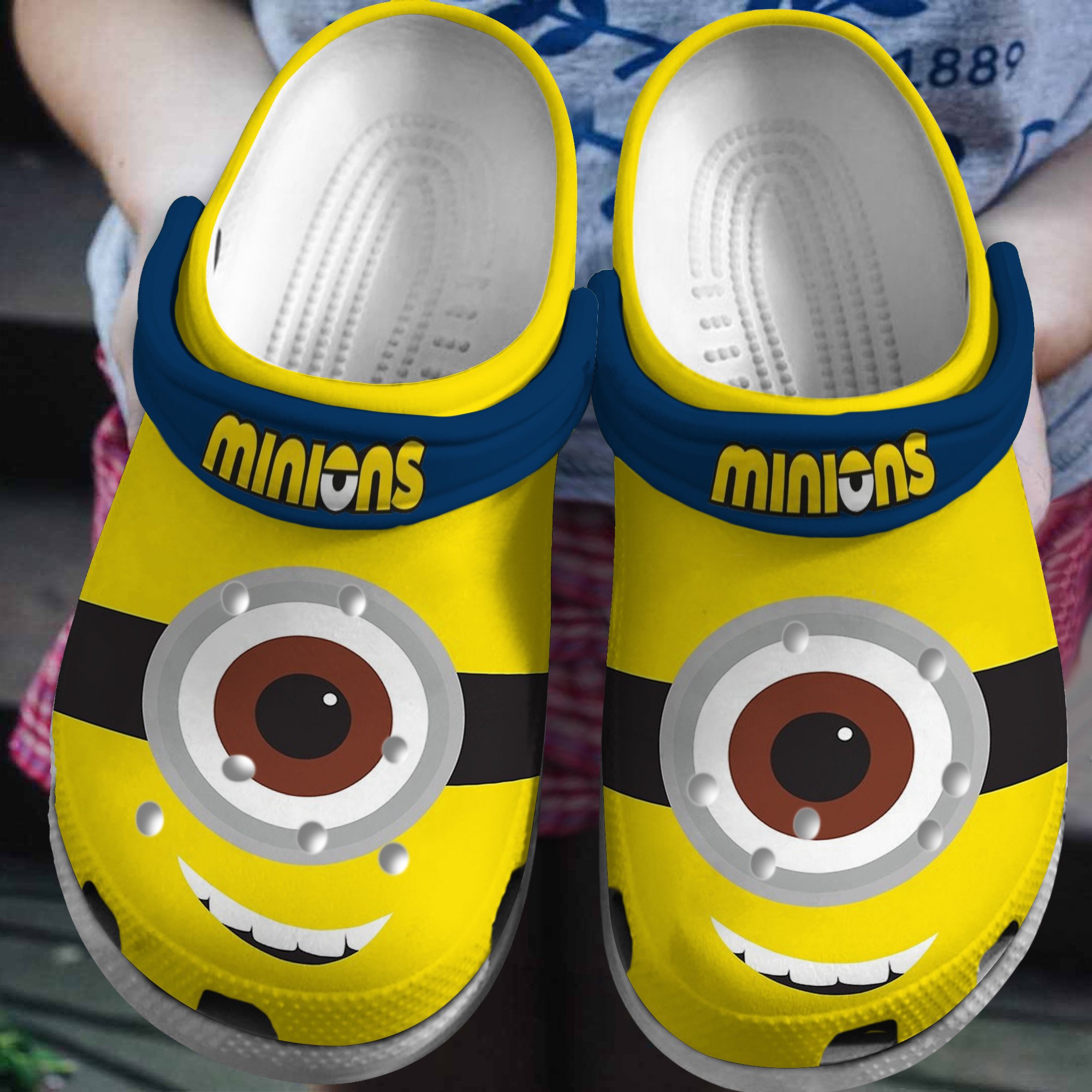 Minions Cartoon Crocs Crocband Clogs Shoes Comfortable For Men Women and Kids