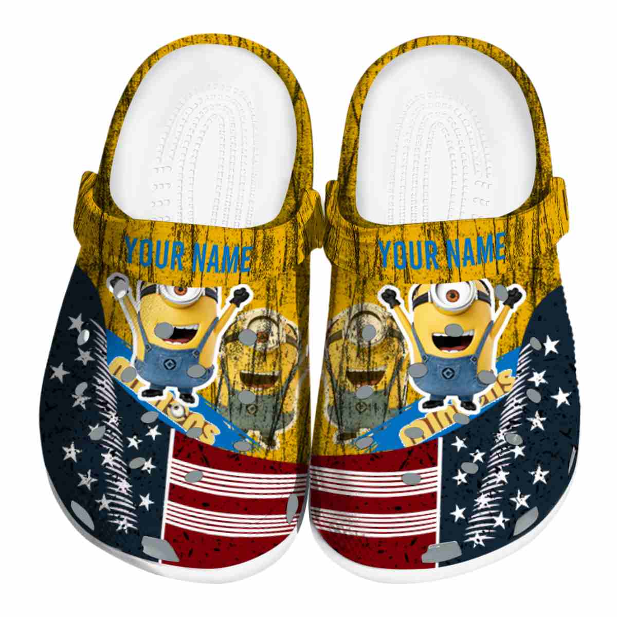 Minions Cartoon Crocs Crocband Clogs Shoes Comfortable For Men Women and Kids
