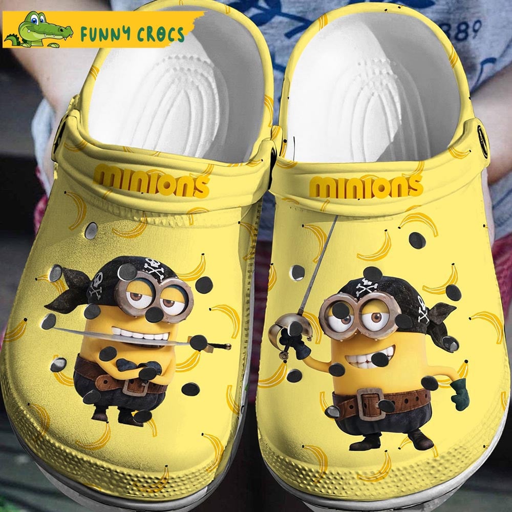 Minions Cartoon Crocs Crocband Clogs Shoes Comfortable For Men Women and Kids