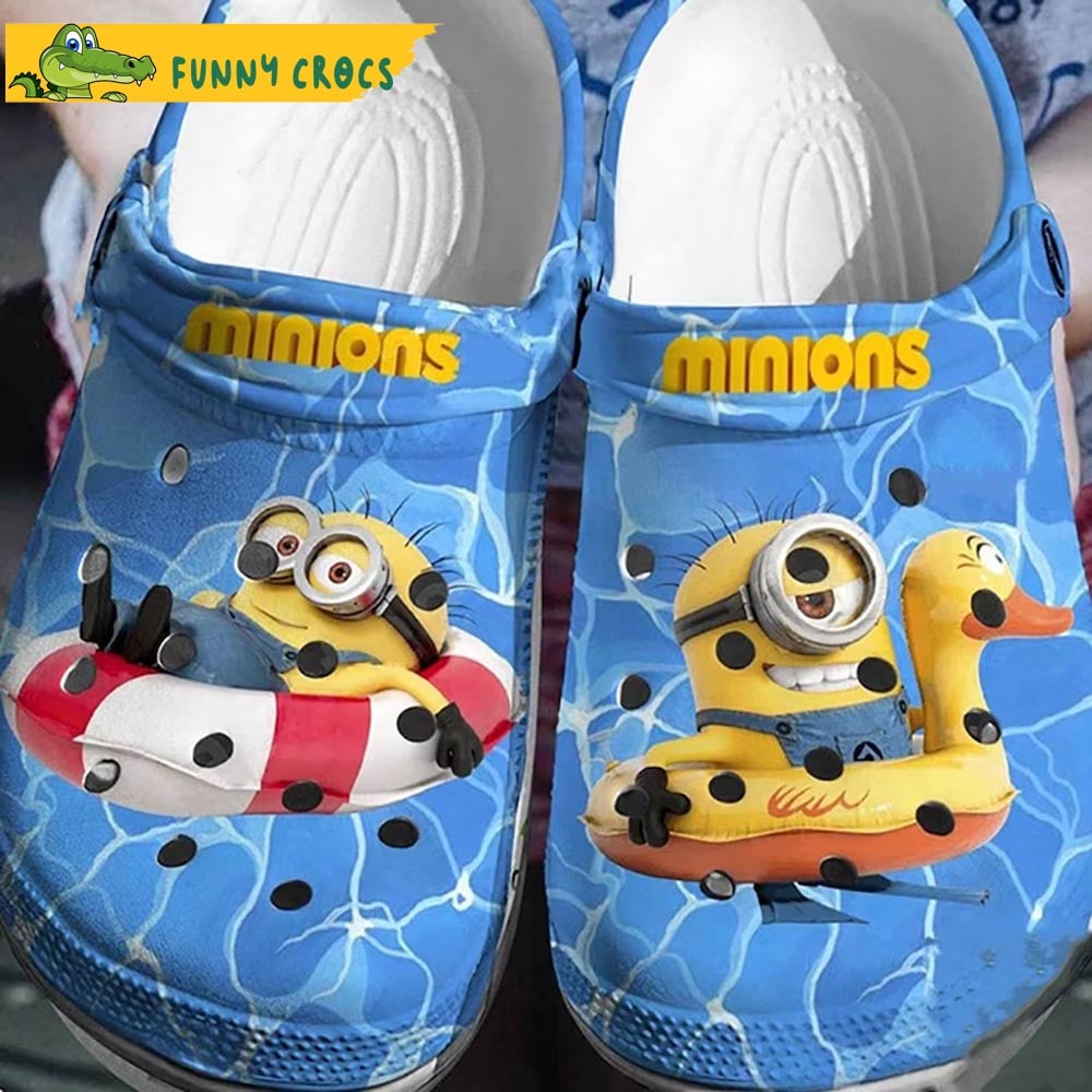 Minions Cartoon Crocs Crocband Clogs Shoes Comfortable For Men Women and Kids