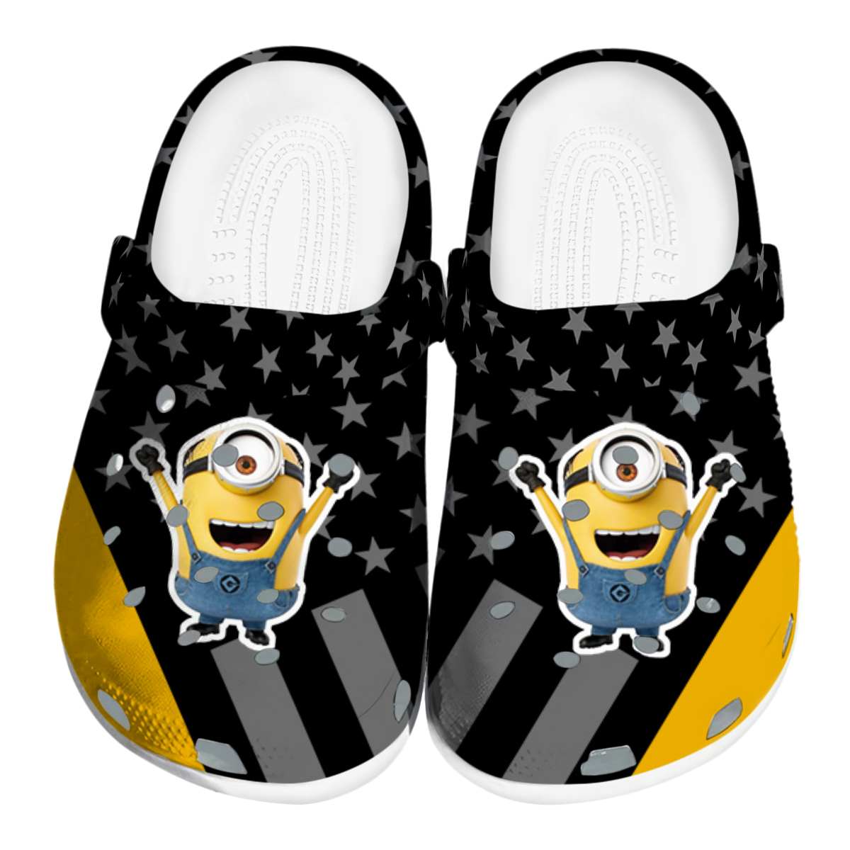 Minions Cartoon Crocs Crocband Clogs Shoes Comfortable For Men Women and Kids