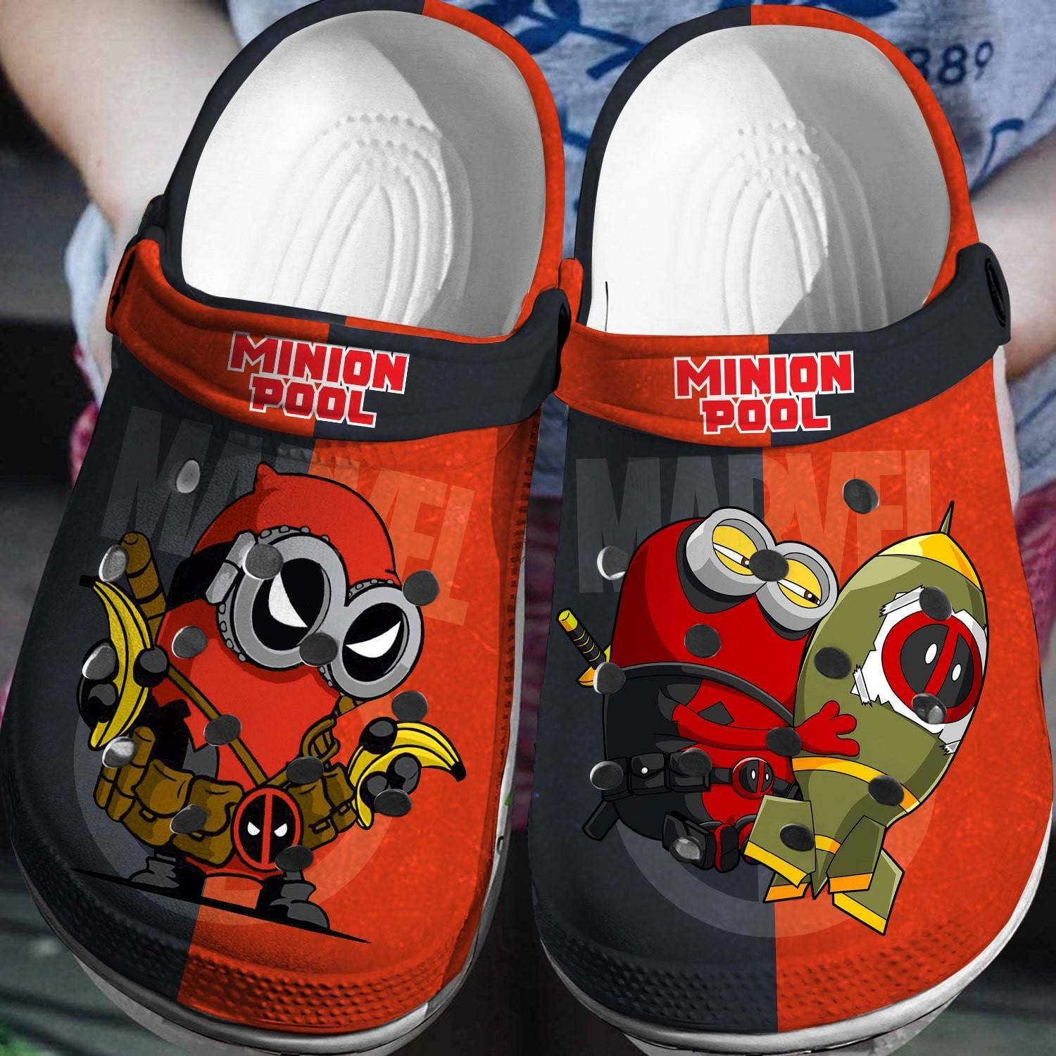 Minions Cartoon Crocs Crocband Clogs Shoes Comfortable For Men Women and Kids