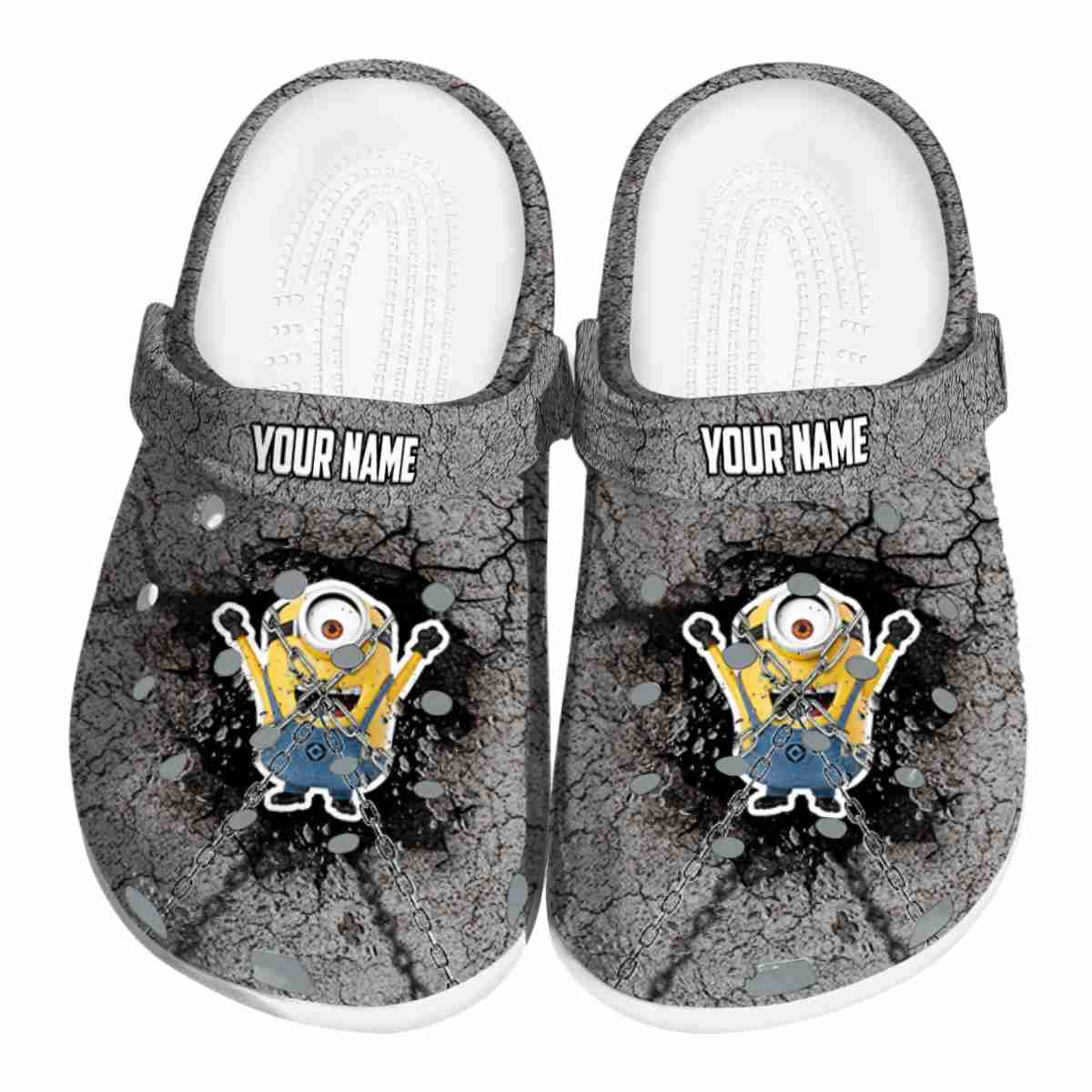 Minions Cartoon Crocs Crocband Clogs Shoes Comfortable For Men Women and Kids