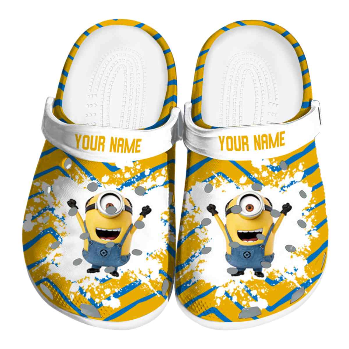 Minions Cartoon Crocs Crocband Clogs Shoes Comfortable For Men Women and Kids