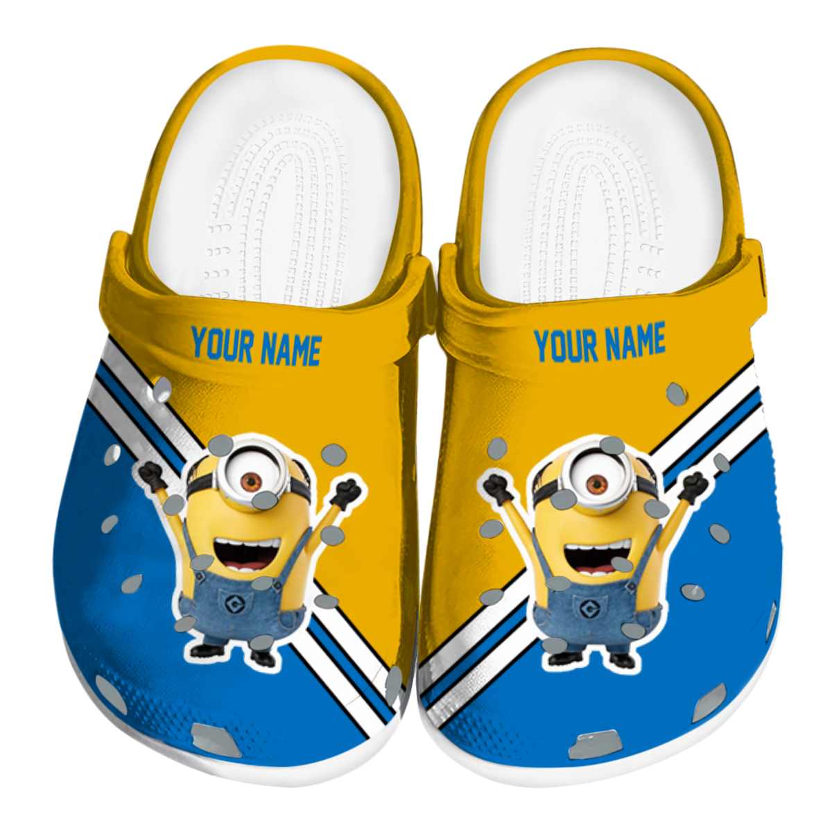 Minions Cartoon Crocs Crocband Clogs Shoes Comfortable For Men Women and Kids