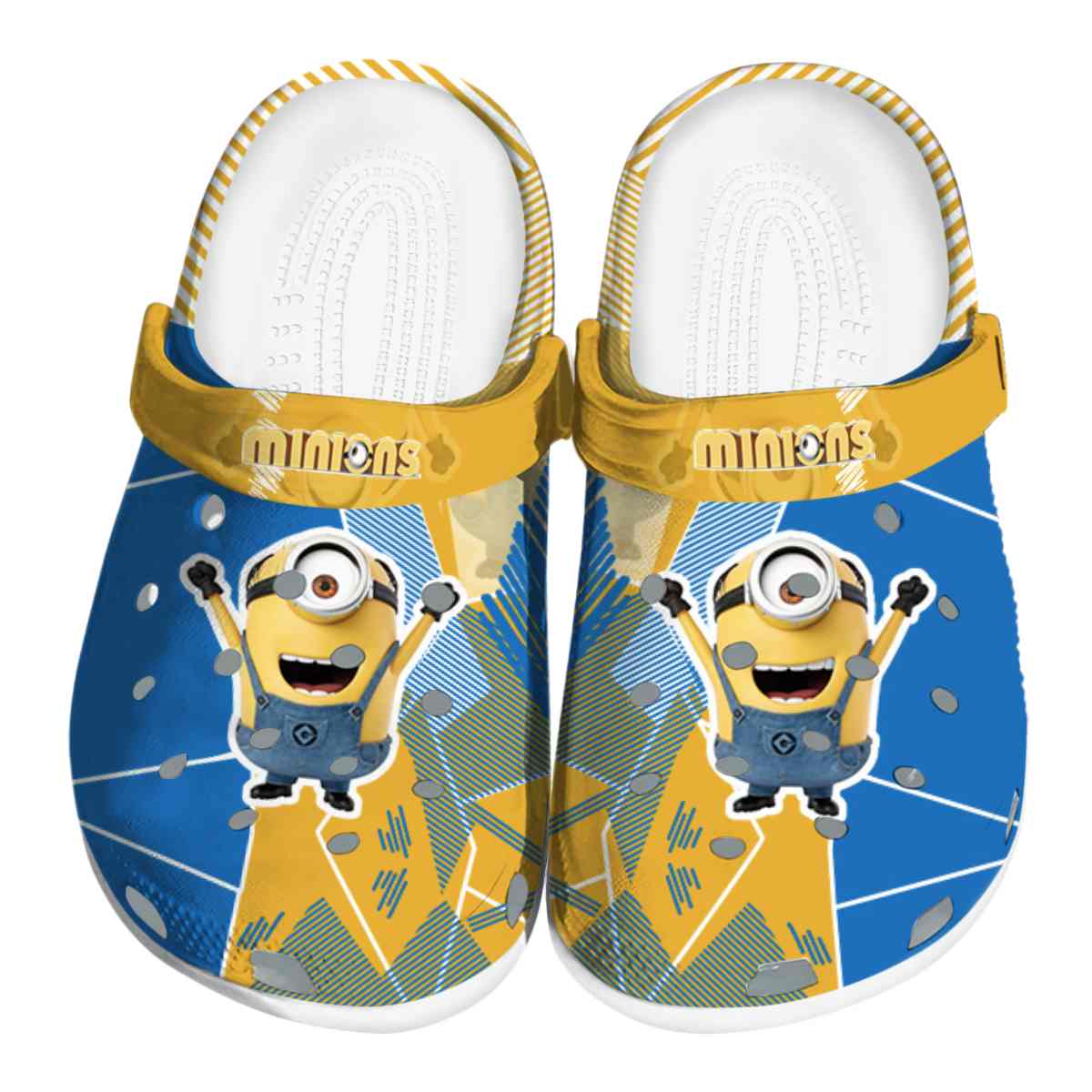 Minions Cartoon Crocs Crocband Clogs Shoes Comfortable For Men Women and Kids