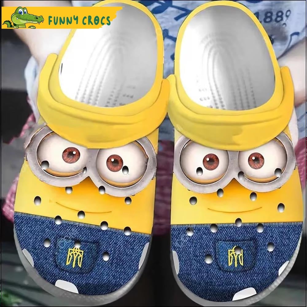 Minions Cartoon Crocs Crocband Clogs Shoes Comfortable For Men Women and Kids