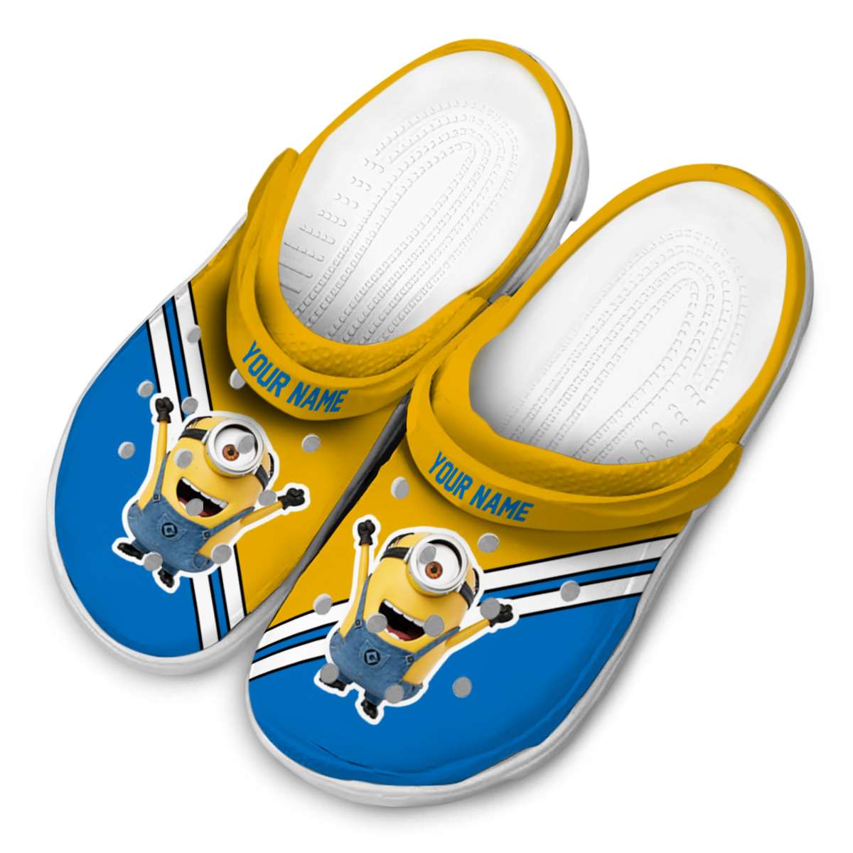 Minions Cartoon Crocs Crocband Clogs Shoes Comfortable For Men Women and Kids