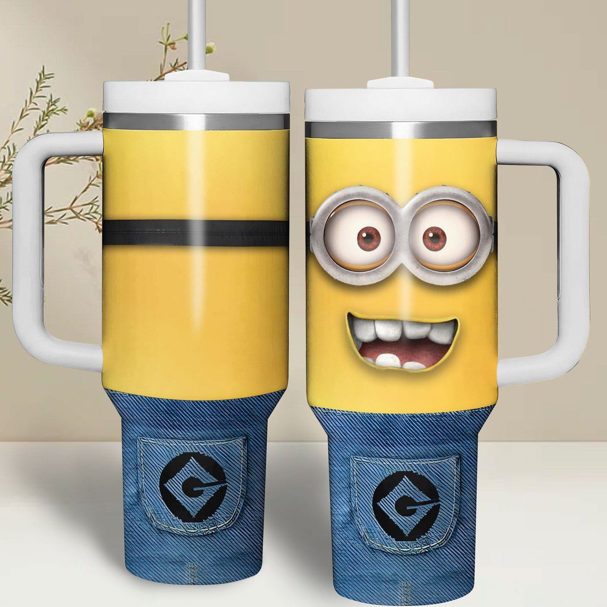 Minions Cartoon Custom Stanley Cup 40 oz 30 oz Tumbler With HandleTVC2301262