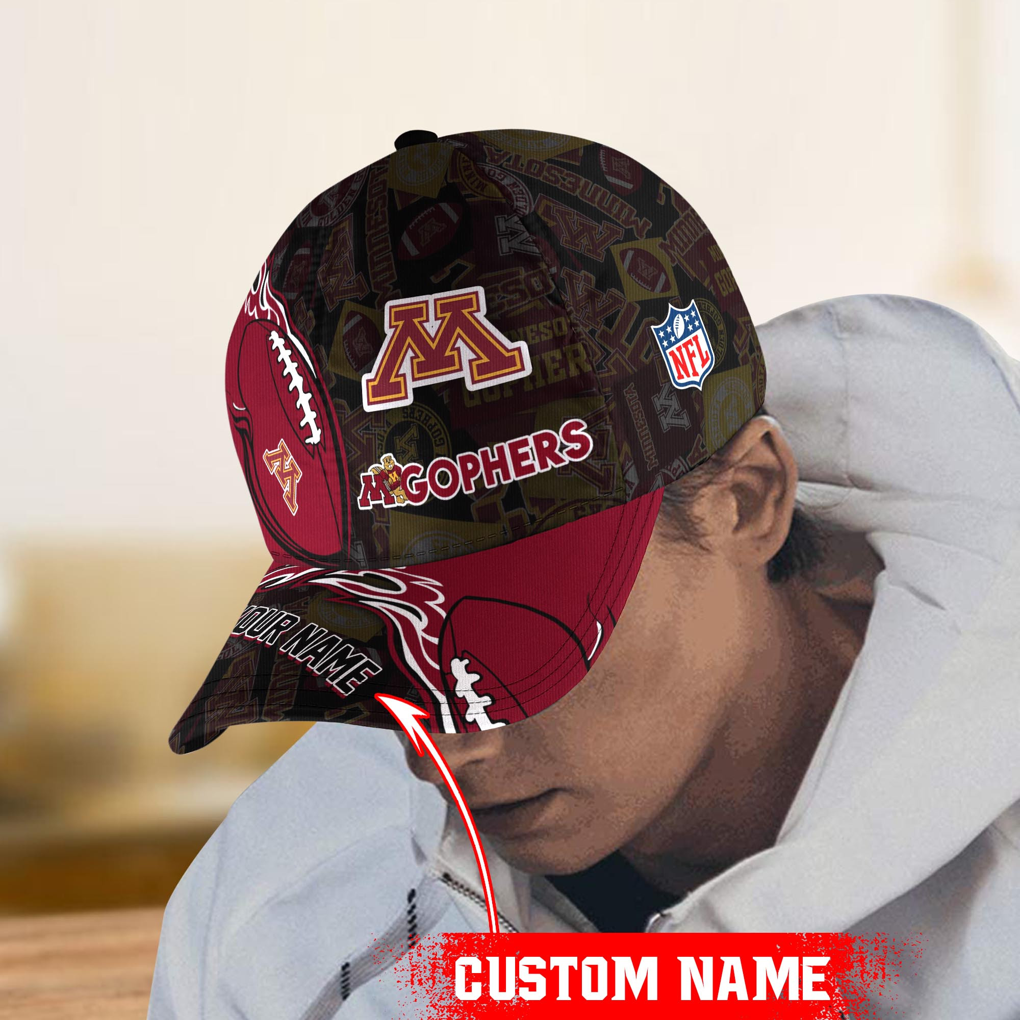 Minnesota Golden Gophers Classic Cap Trucker Hats Custom Hats Gifts For Men & Women