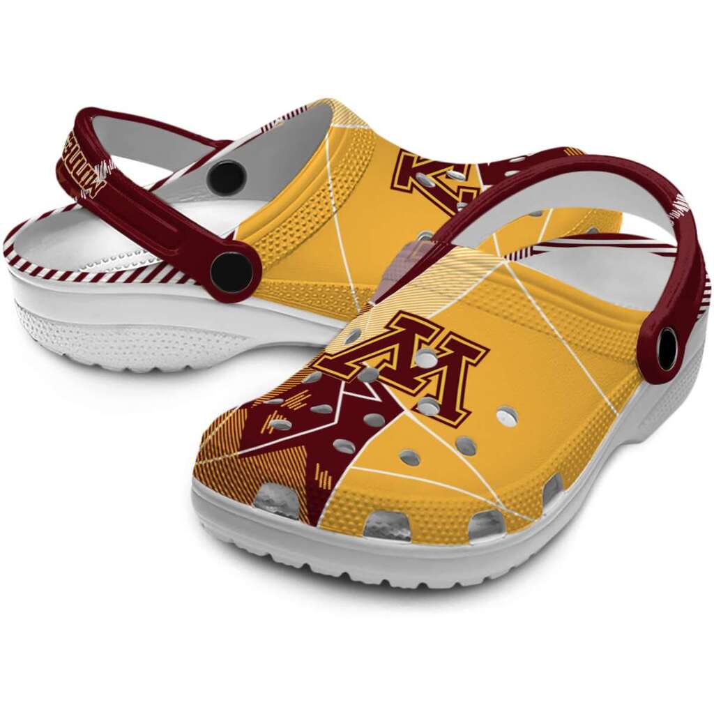 Minnesota Golden Gophers Geometric Background ClogTVC1801820 - Image 3