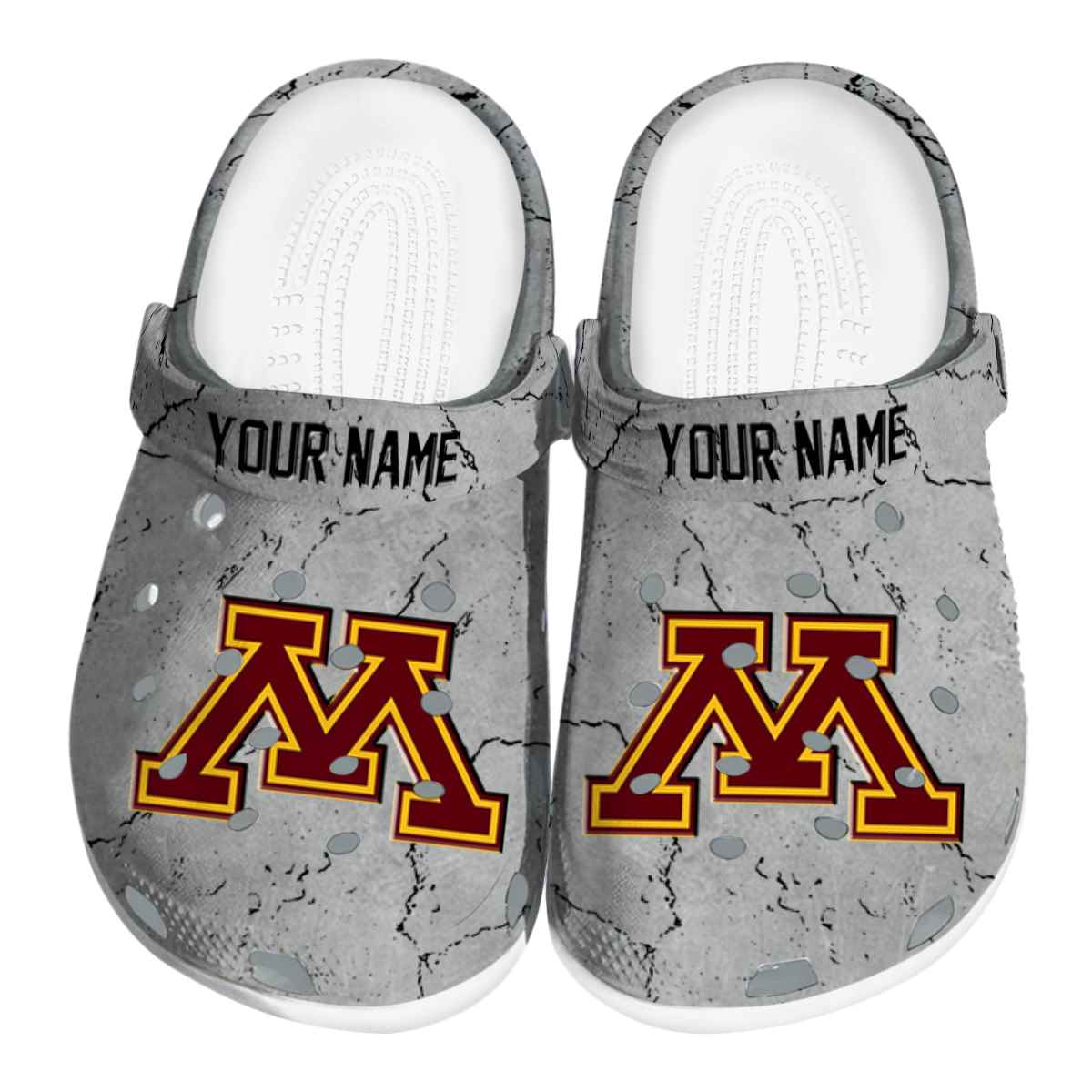 Minnesota Golden Gophers NCAA Sport Crocs Crocband Clogs Shoes Comfortable For Men Women and Kids
