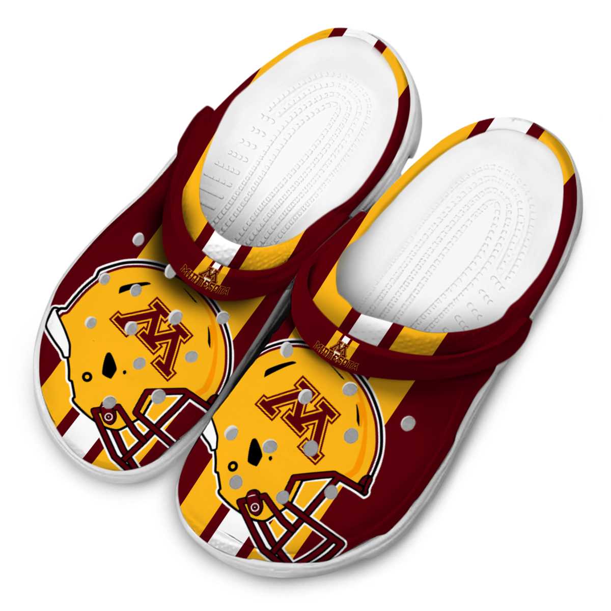 Minnesota Golden Gophers NCAA Sport Crocs Crocband Clogs Shoes Comfortable For Men Women and Kids - Image 4