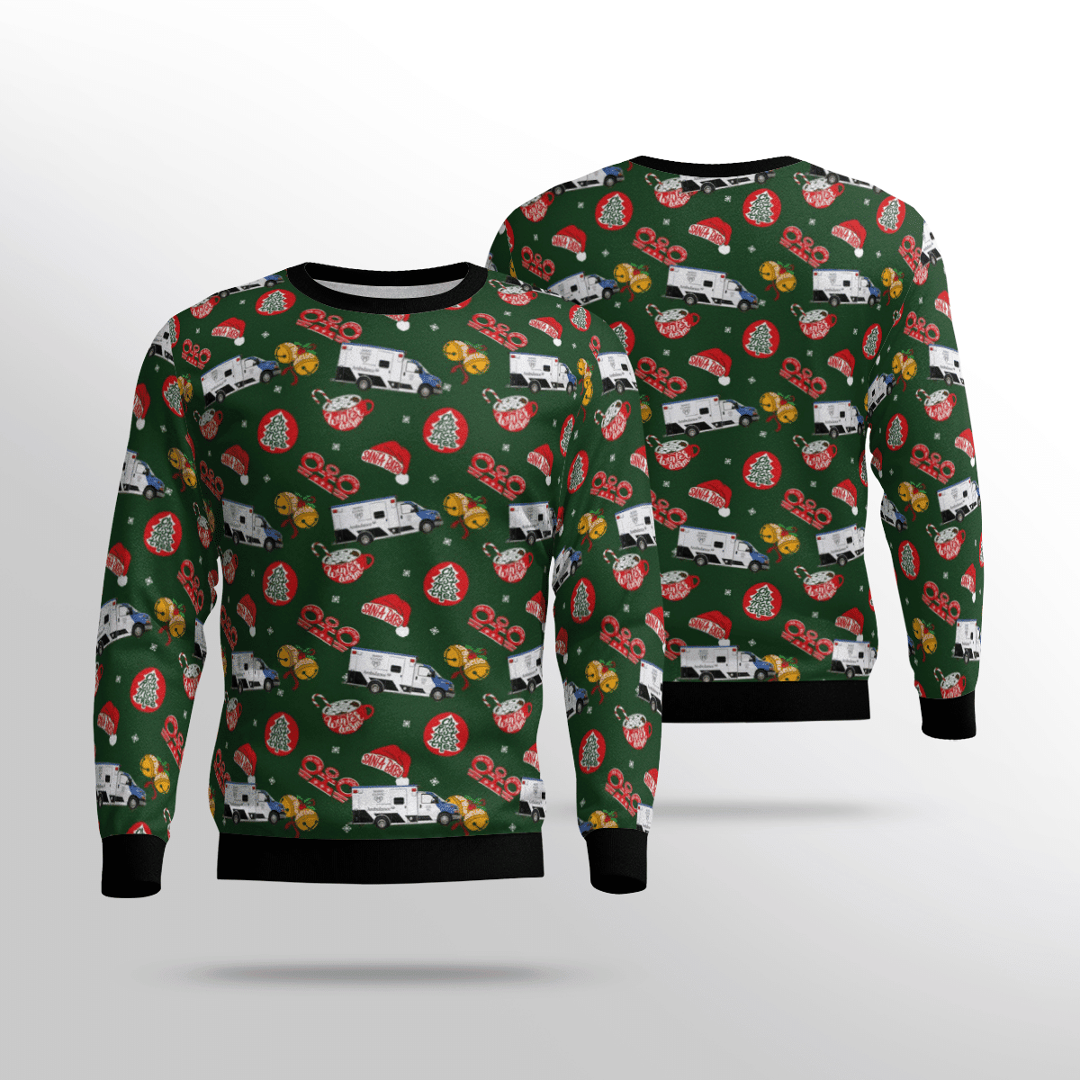 Minnesota Mayo Clinic Ambulance Service For Unisex Ugly Christmas Sweater Adult 3D Funny Matching for family