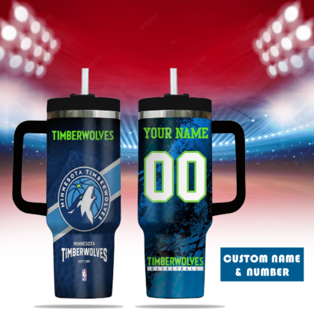 Minnesota Timberwolves NBA Custom Stanley Cup 40 oz 30 oz Tumbler With HandleTVC2301290