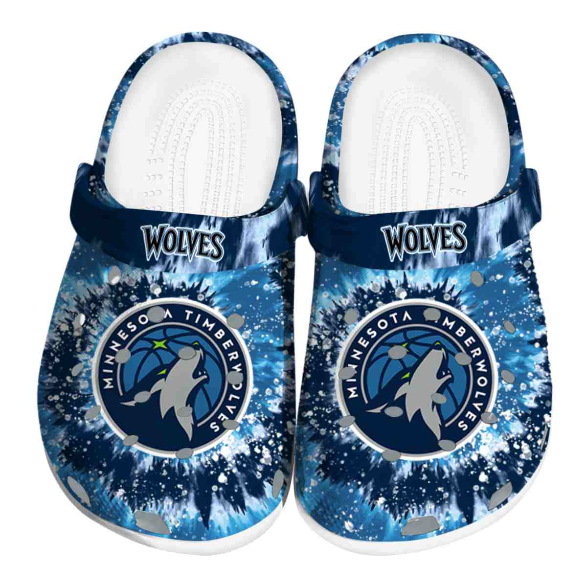 Minnesota Timberwolves NBA Sport Crocs Crocband Clogs Shoes Comfortable For Men Women and Kids