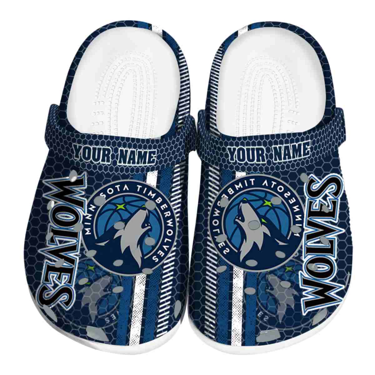 Minnesota Timberwolves NBA Sport Crocs Crocband Clogs Shoes Comfortable For Men Women and Kids