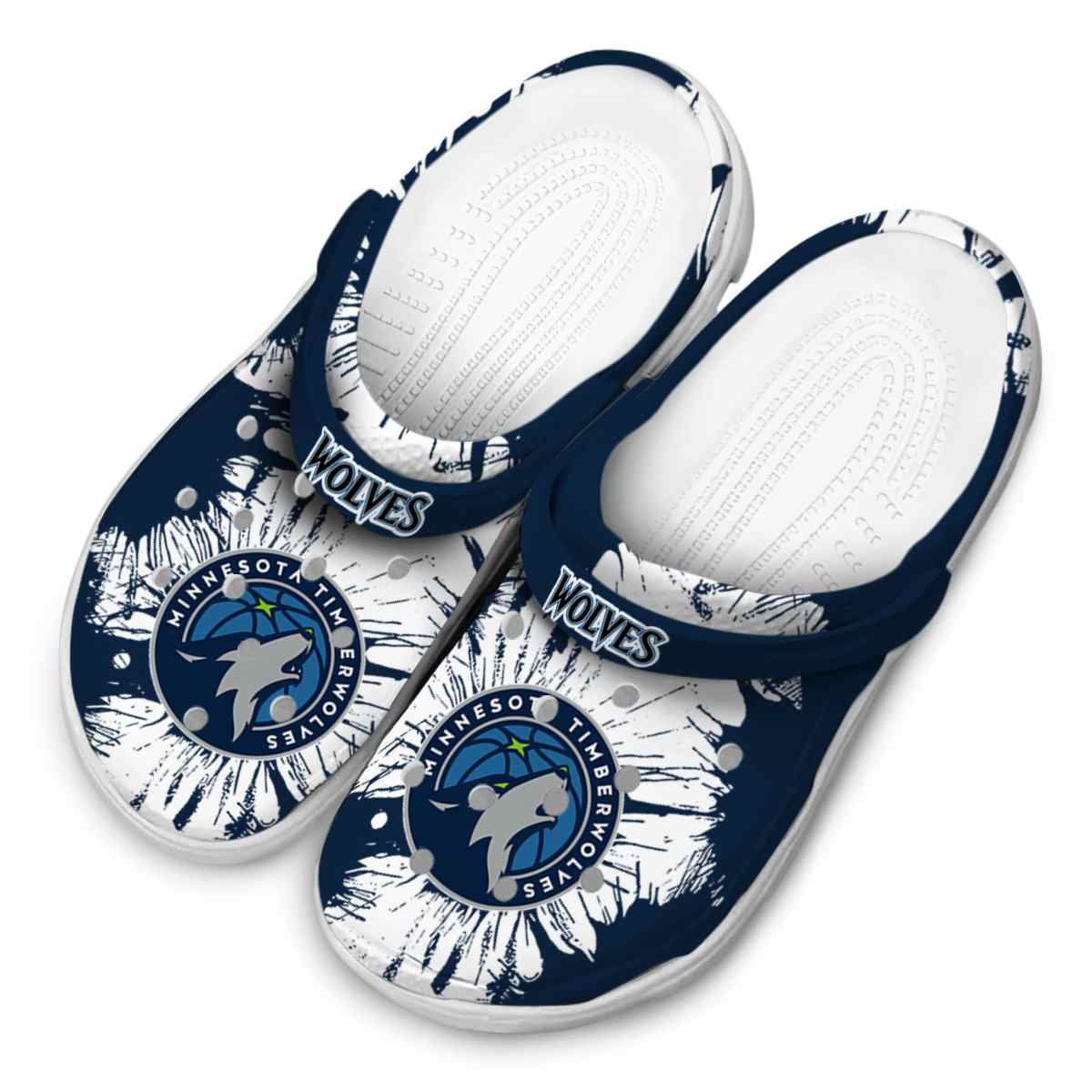 Minnesota Timberwolves NBA Sport Crocs Crocband Clogs Shoes Comfortable For Men Women and Kids - Image 4