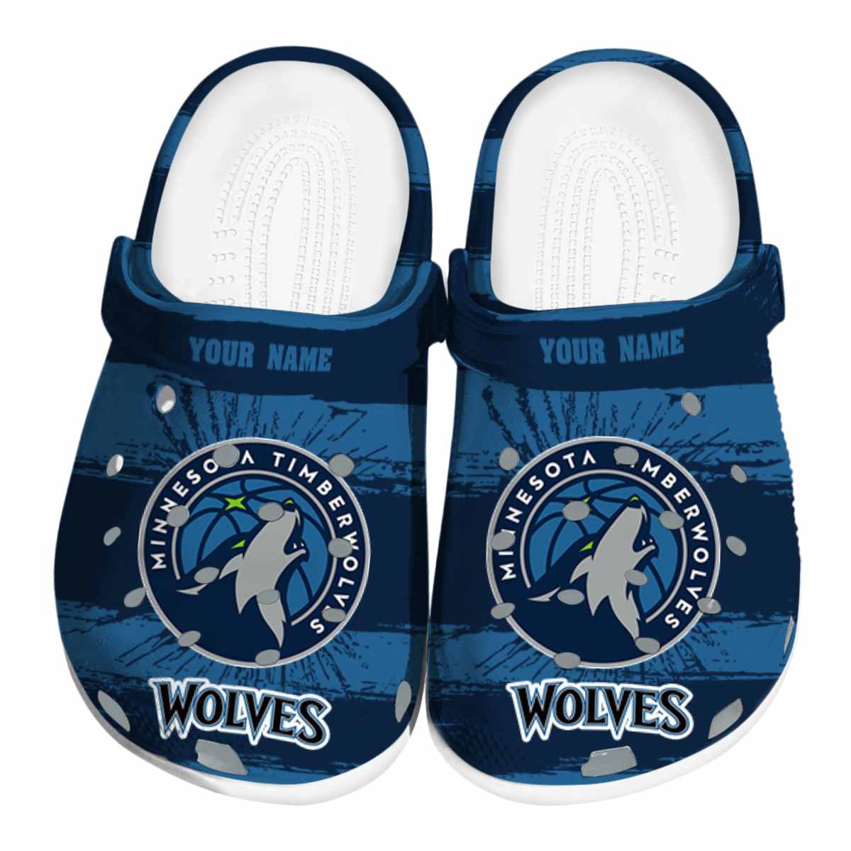 Minnesota Timberwolves NBA Sport Crocs Crocband Clogs Shoes Comfortable For Men Women and Kids