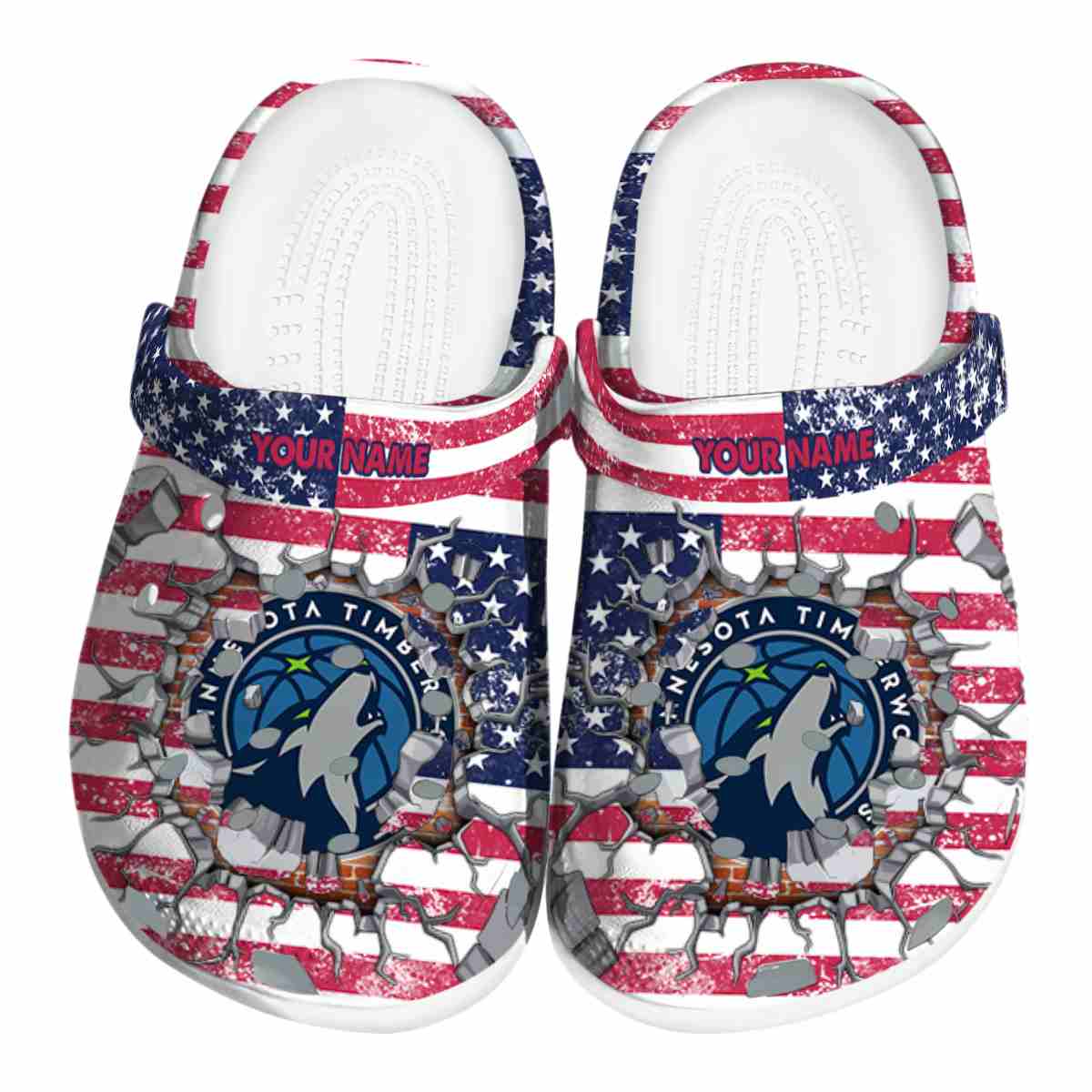 Minnesota Timberwolves NBA Sport Crocs Crocband Clogs Shoes Comfortable For Men Women and Kids