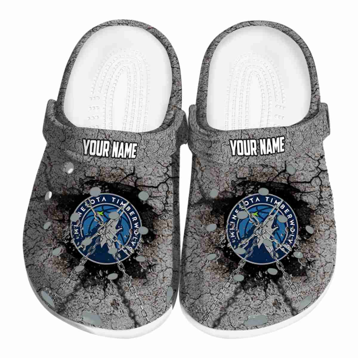 Minnesota Timberwolves NBA Sport Crocs Crocband Clogs Shoes Comfortable For Men Women and Kids