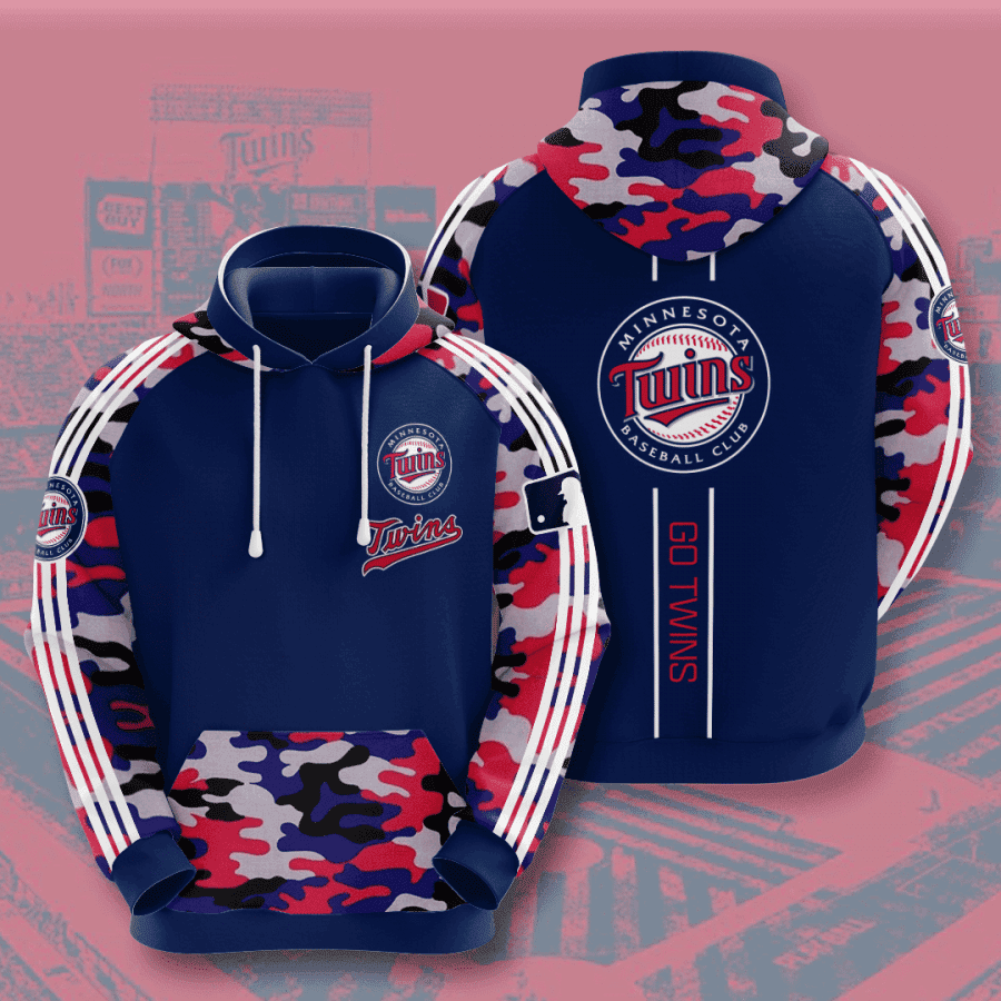 Minnesota Twins 3D All Over Print Hoodie, Zip Hoodie